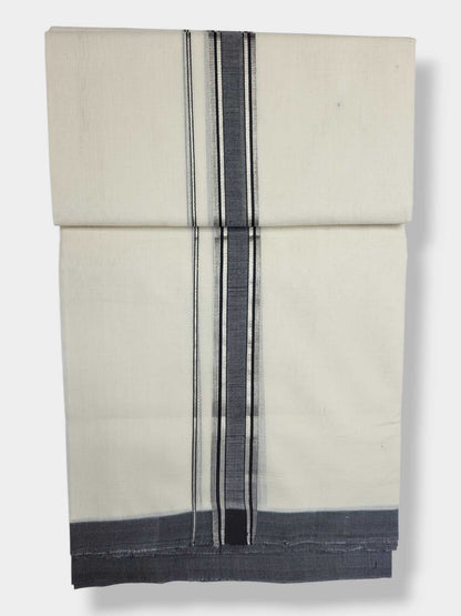 Kerala Balaramapuram Pure Cotton Handloom Mundu/Dhoti