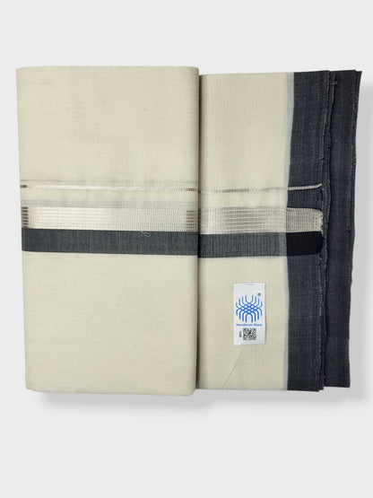 Kerala Balaramapuram Pure Cotton Handloom Mundu/Dhoti