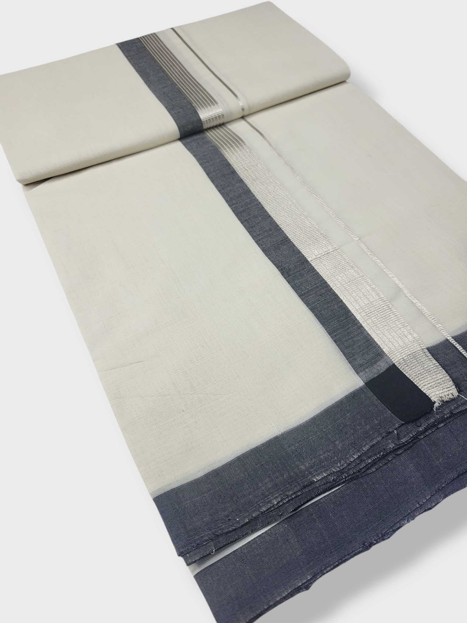 Kerala Balaramapuram Pure Cotton Handloom Mundu/Dhoti