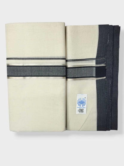 Kerala Balaramapuram Pure Cotton Handloom Mundu/Dhoti