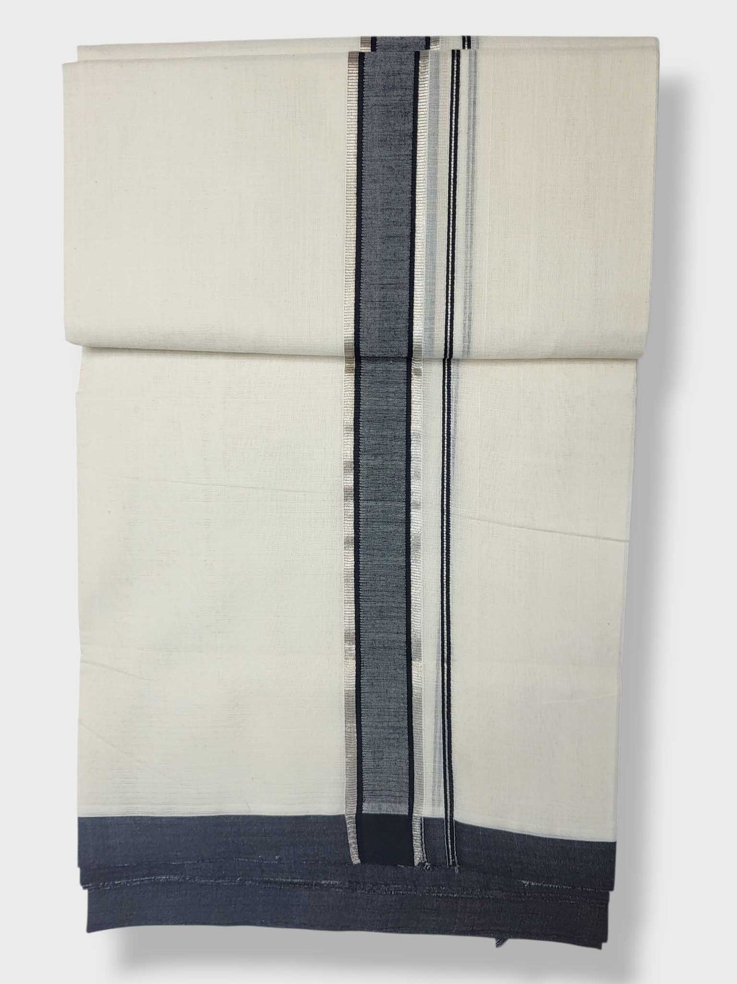 Kerala Balaramapuram Pure Cotton Handloom Mundu/Dhoti