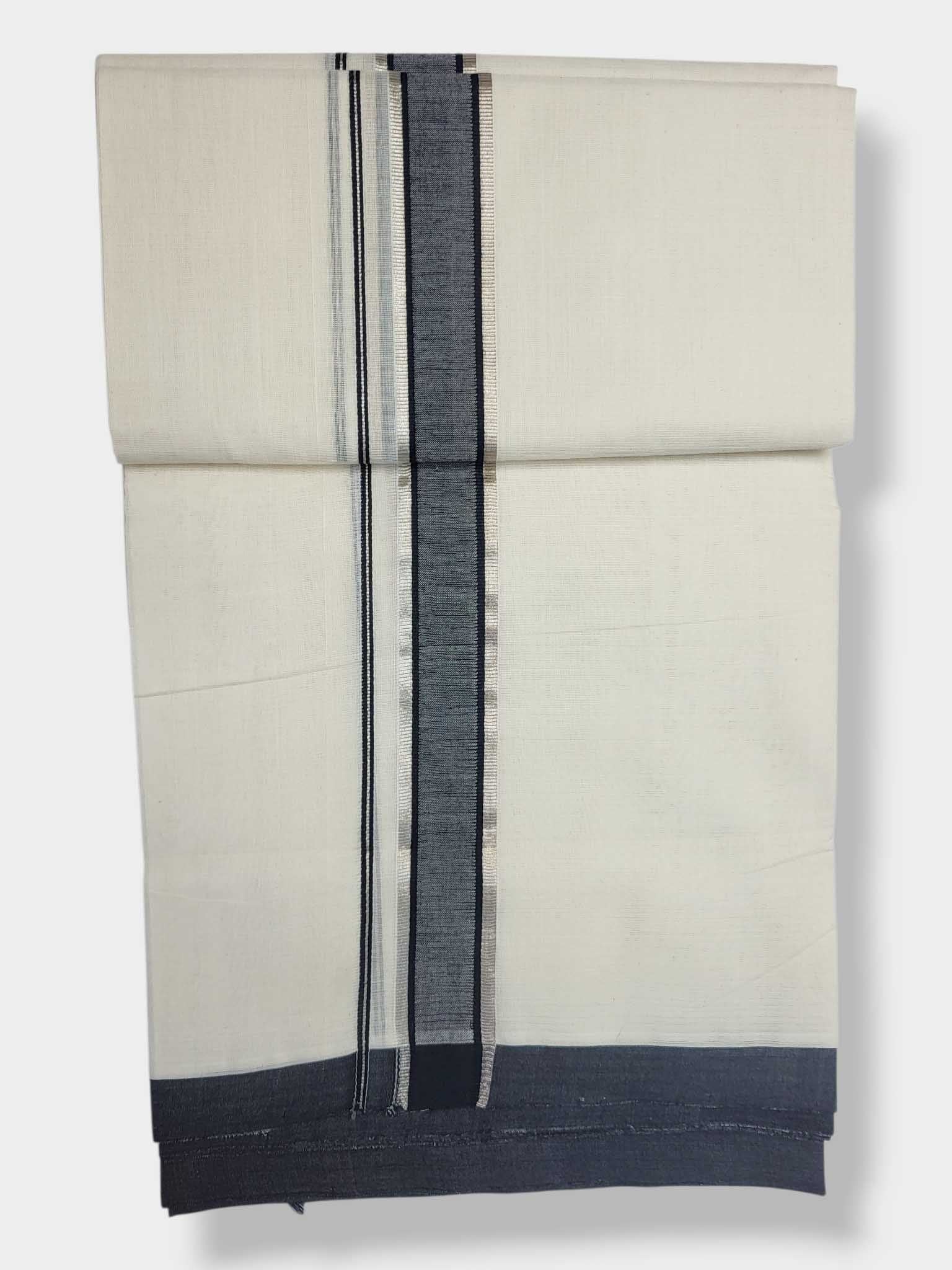 Kerala Balaramapuram Pure Cotton Handloom Mundu/Dhoti