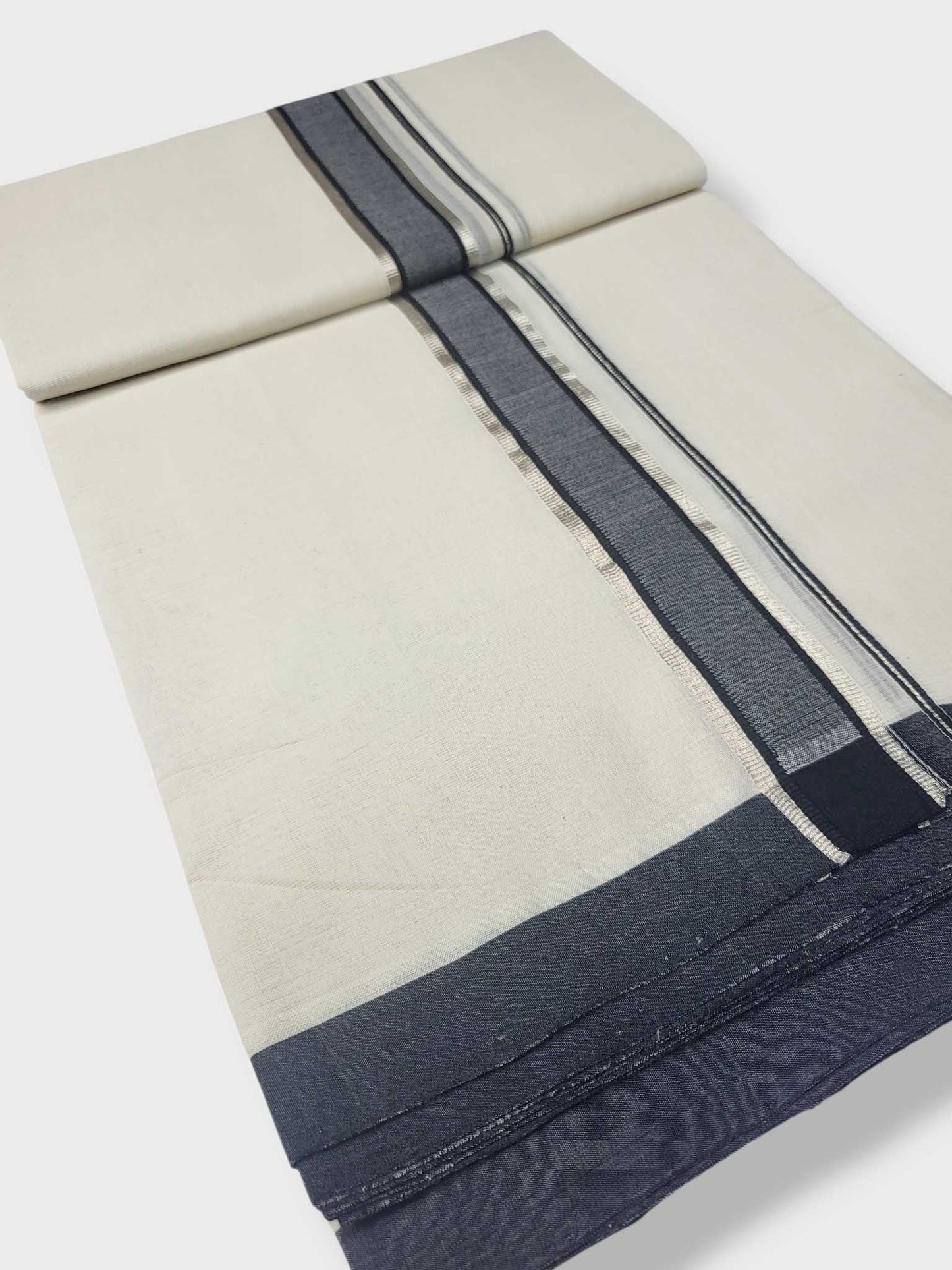 Kerala Balaramapuram Pure Cotton Handloom Mundu/Dhoti