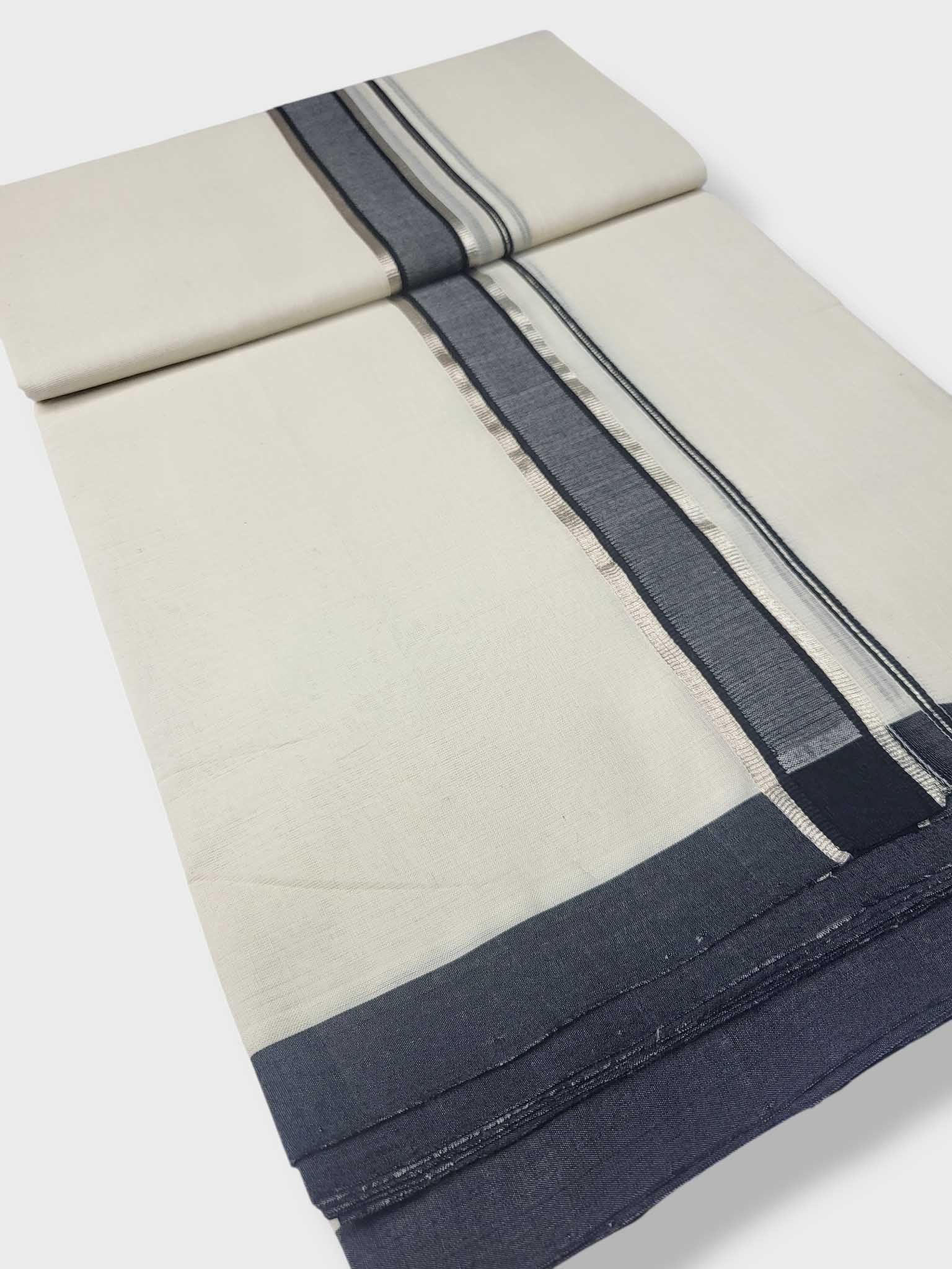 Kerala Balaramapuram Pure Cotton Handloom Mundu/Dhoti