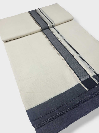 Kerala Balaramapuram Pure Cotton Handloom Mundu/Dhoti