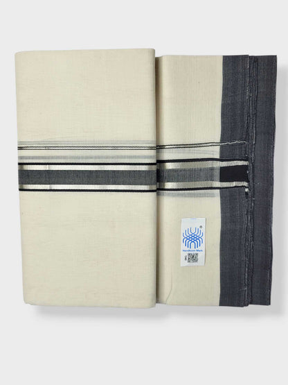 Kerala Balaramapuram Pure Cotton Handloom Mundu/Dhoti