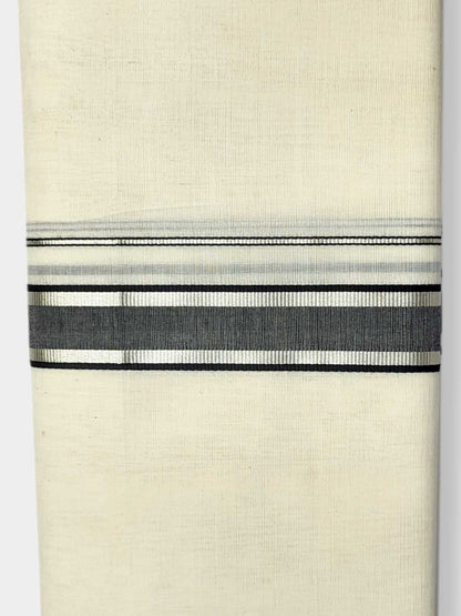 Kerala Balaramapuram Pure Cotton Handloom Mundu/Dhoti