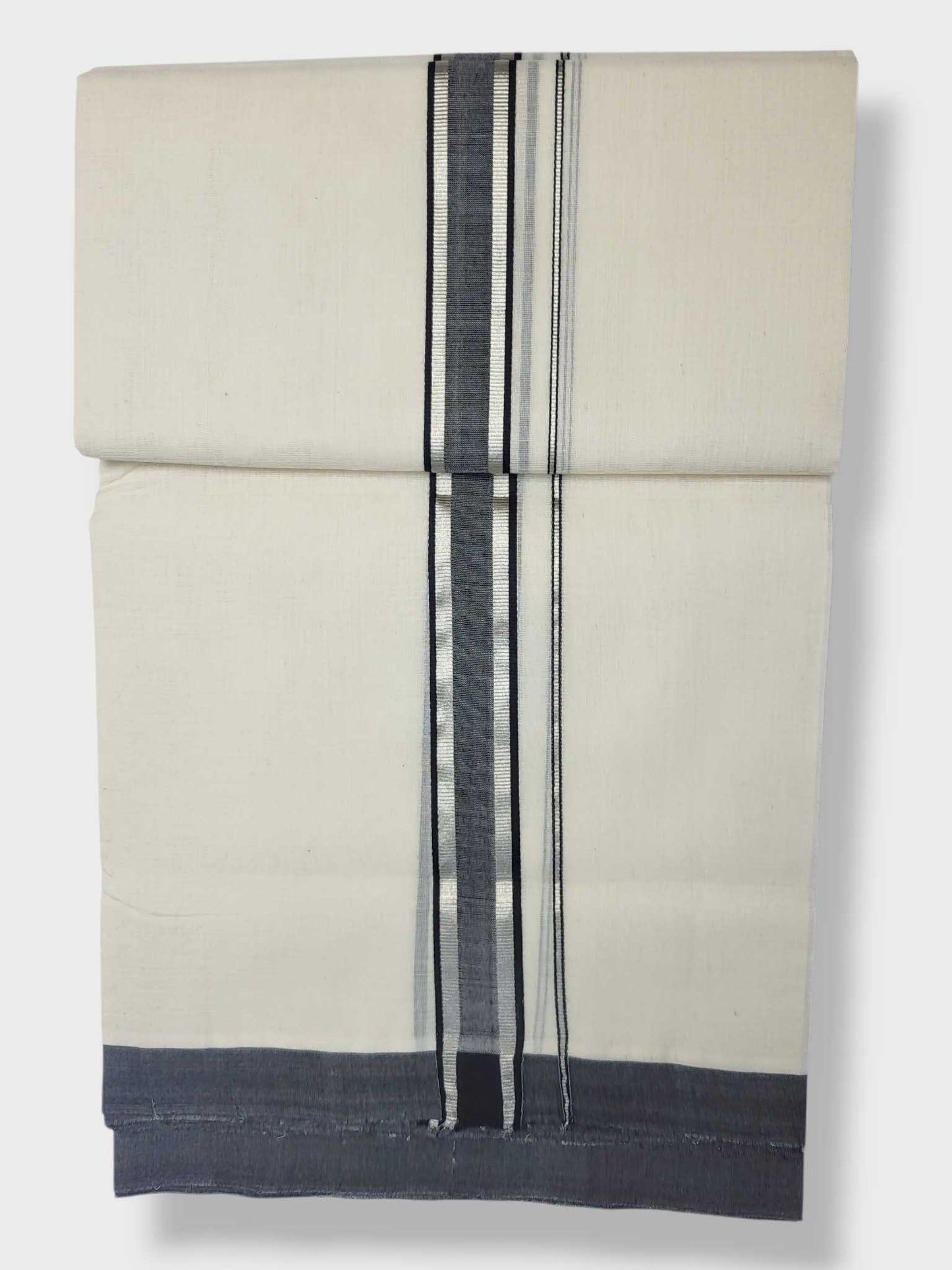 Kerala Balaramapuram Pure Cotton Handloom Mundu/Dhoti