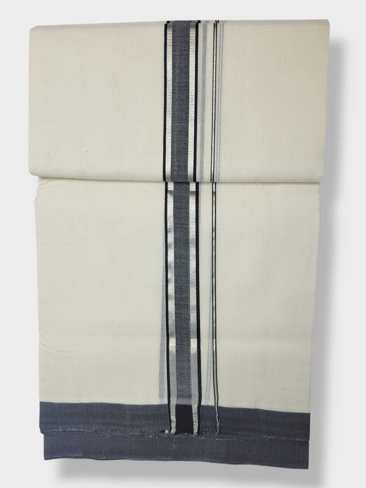 Kerala Balaramapuram Pure Cotton Handloom Mundu/Dhoti