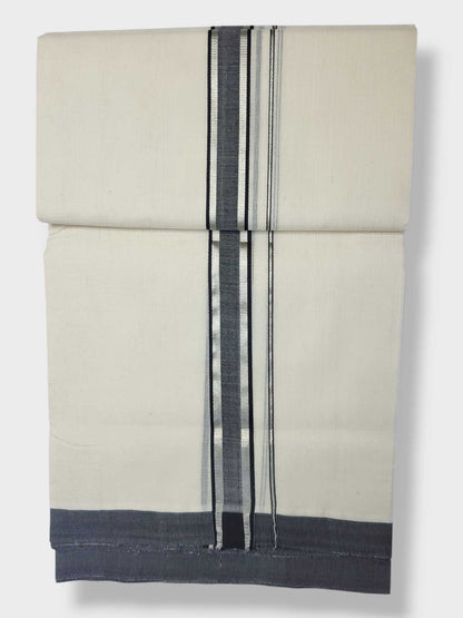 Kerala Balaramapuram Pure Cotton Handloom Mundu/Dhoti