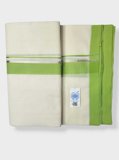 Kerala Balaramapuram Pure Cotton Handloom Mundu/Dhoti