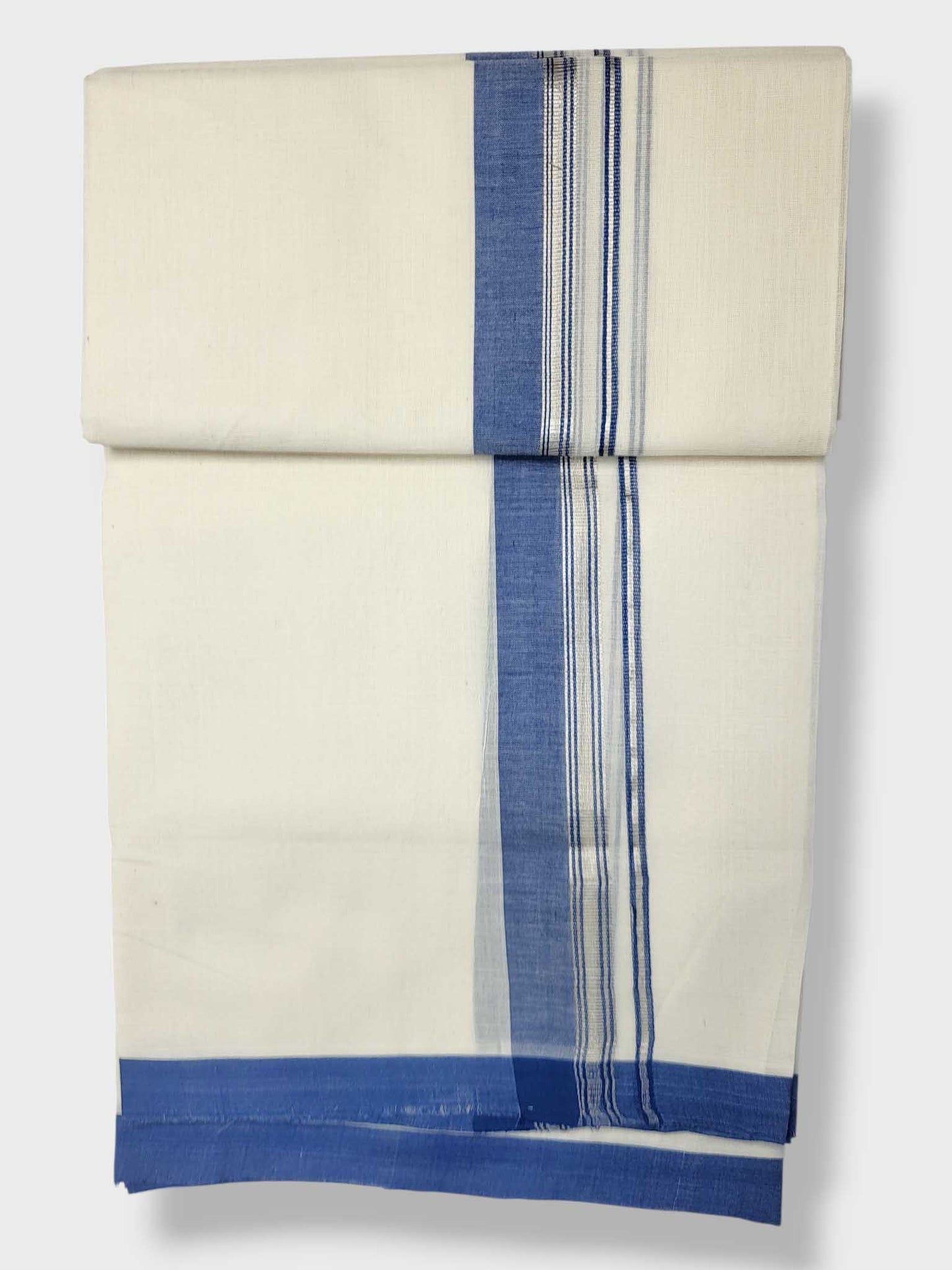 Kerala Balaramapuram Pure Cotton Handloom Mundu/Dhoti