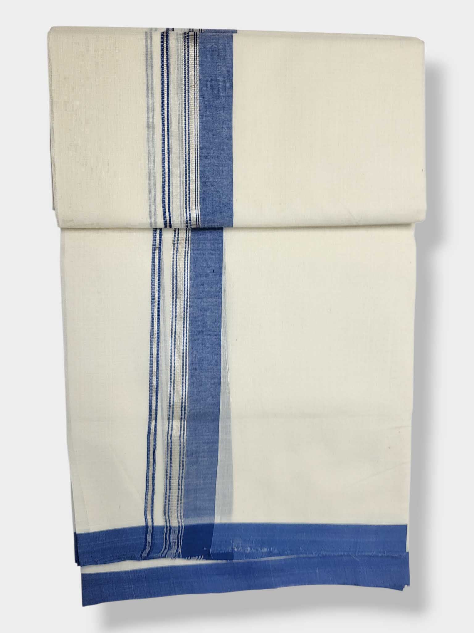 Kerala Balaramapuram Pure Cotton Handloom Mundu/Dhoti