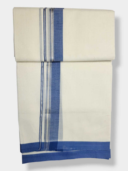 Kerala Balaramapuram Pure Cotton Handloom Mundu/Dhoti