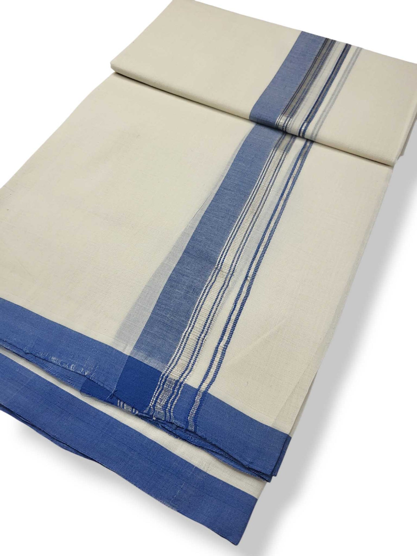 Kerala Balaramapuram Pure Cotton Handloom Mundu/Dhoti
