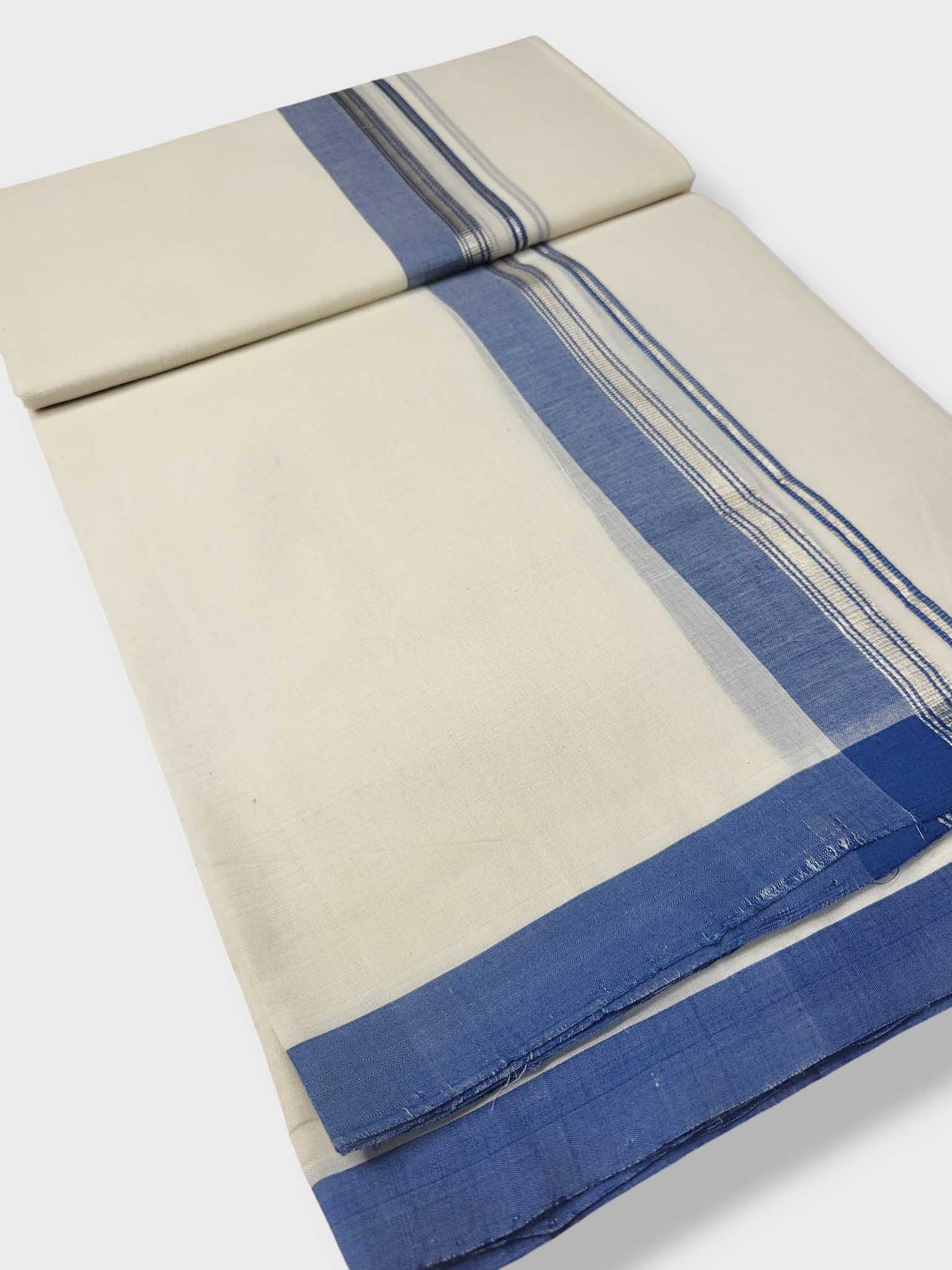 Kerala Balaramapuram Pure Cotton Handloom Mundu/Dhoti