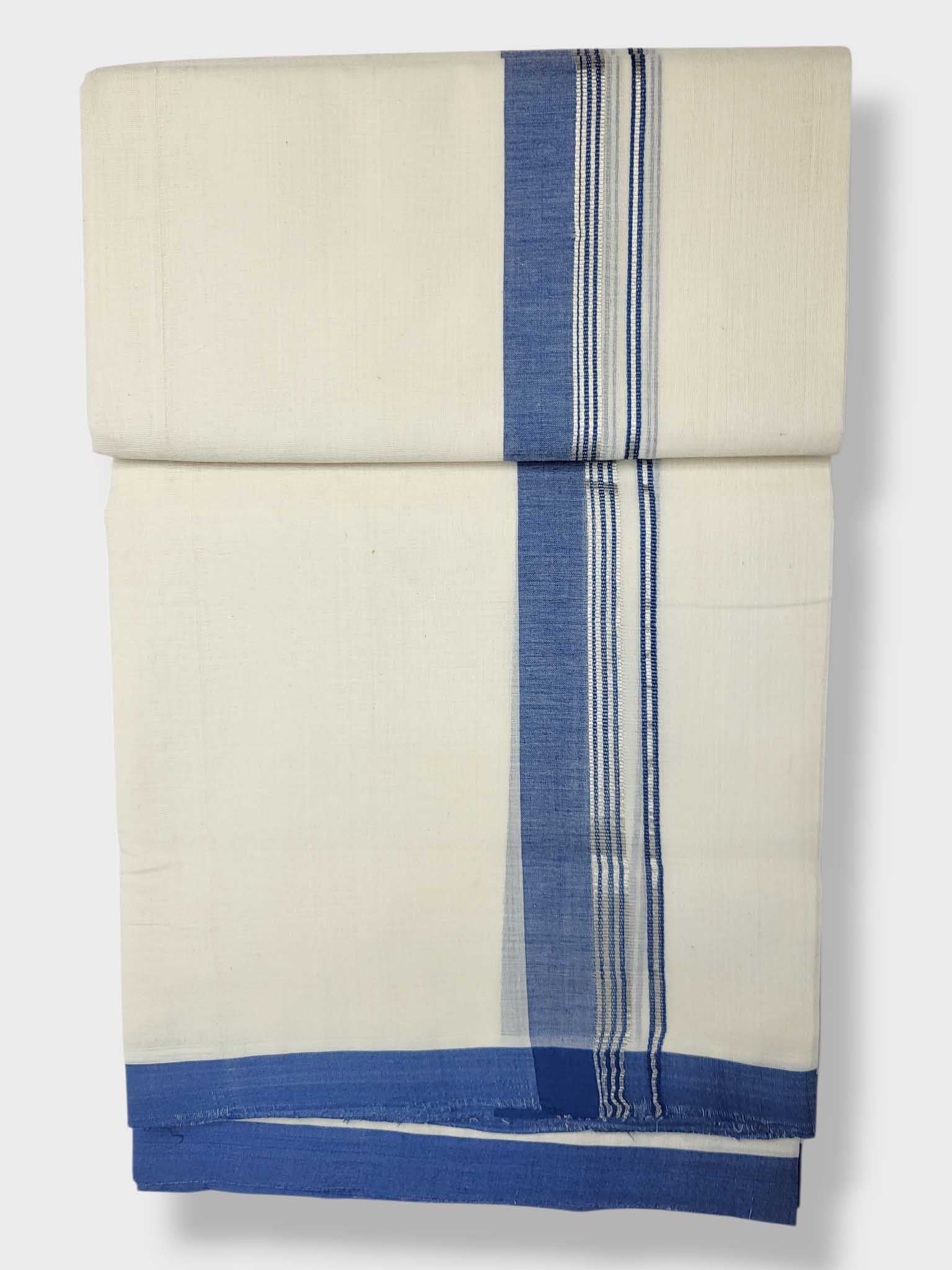 Kerala Balaramapuram Pure Cotton Handloom Mundu/Dhoti