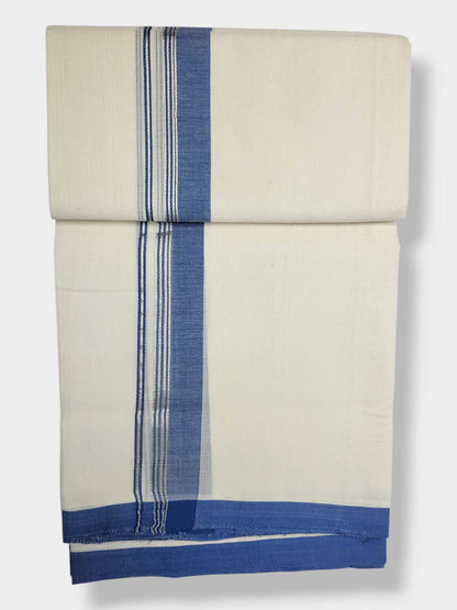 Kerala Balaramapuram Pure Cotton Handloom Mundu/Dhoti