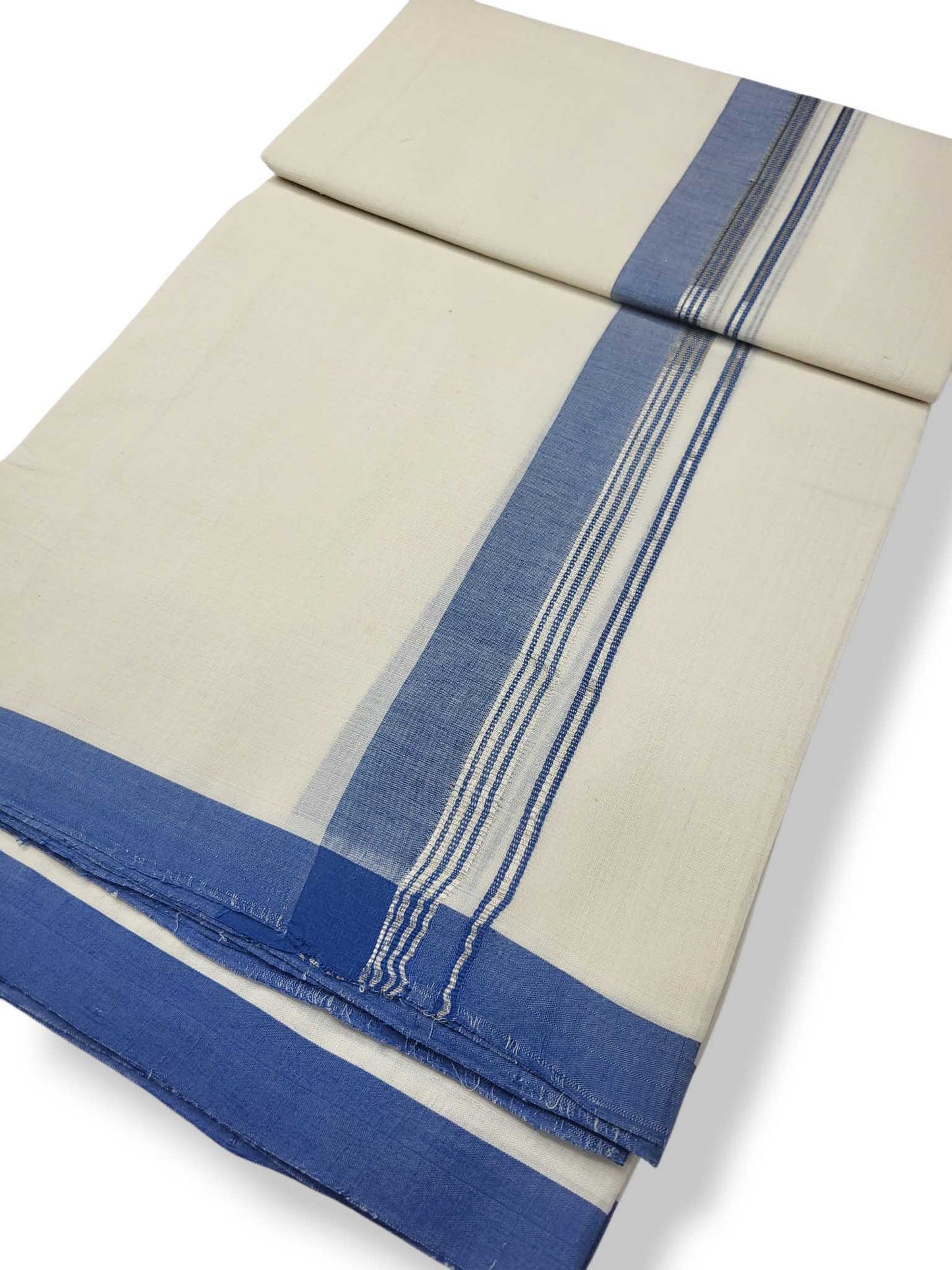 Kerala Balaramapuram Pure Cotton Handloom Mundu/Dhoti