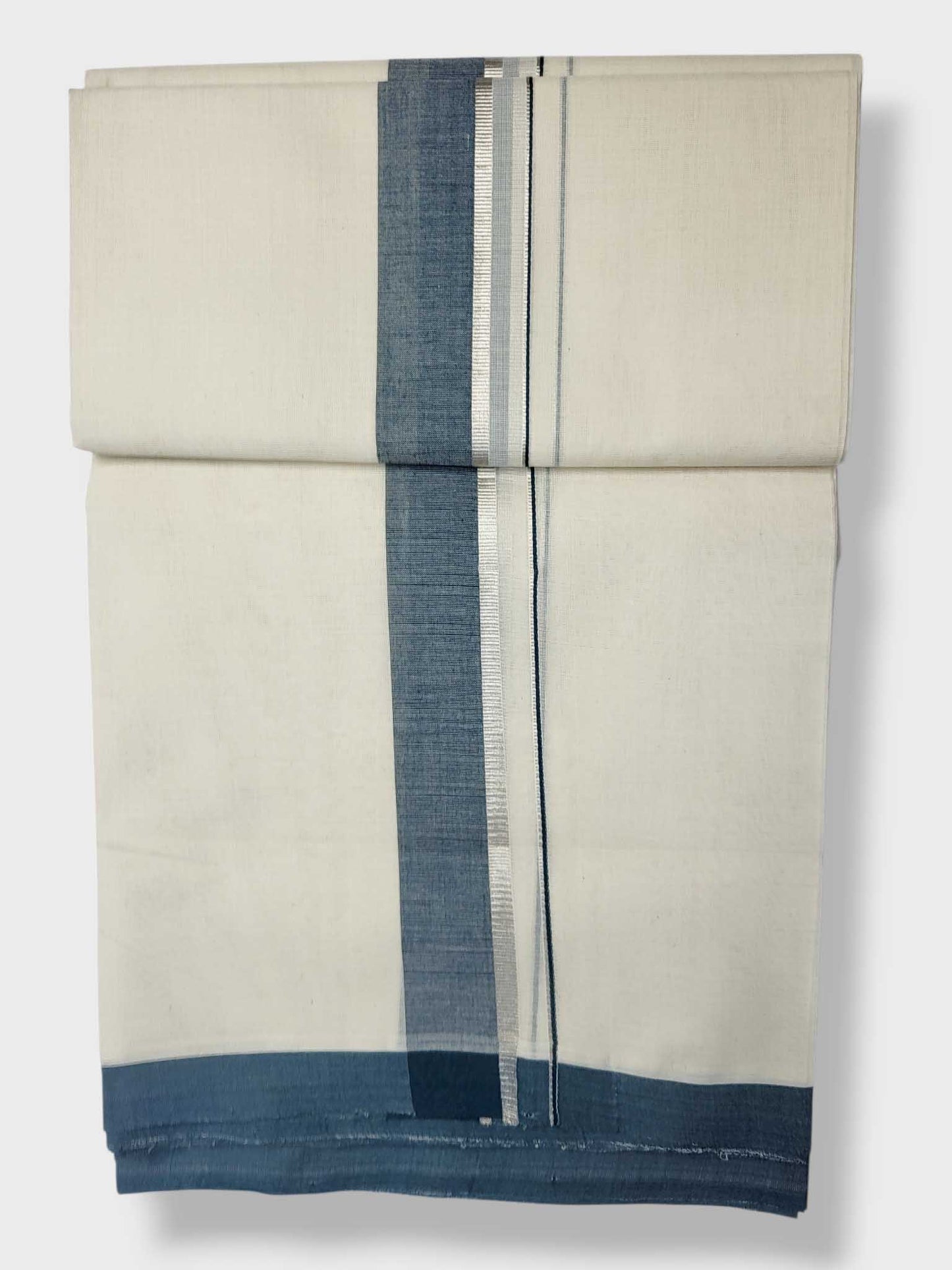 Kerala Balaramapuram Pure Cotton Handloom Mundu/Dhoti