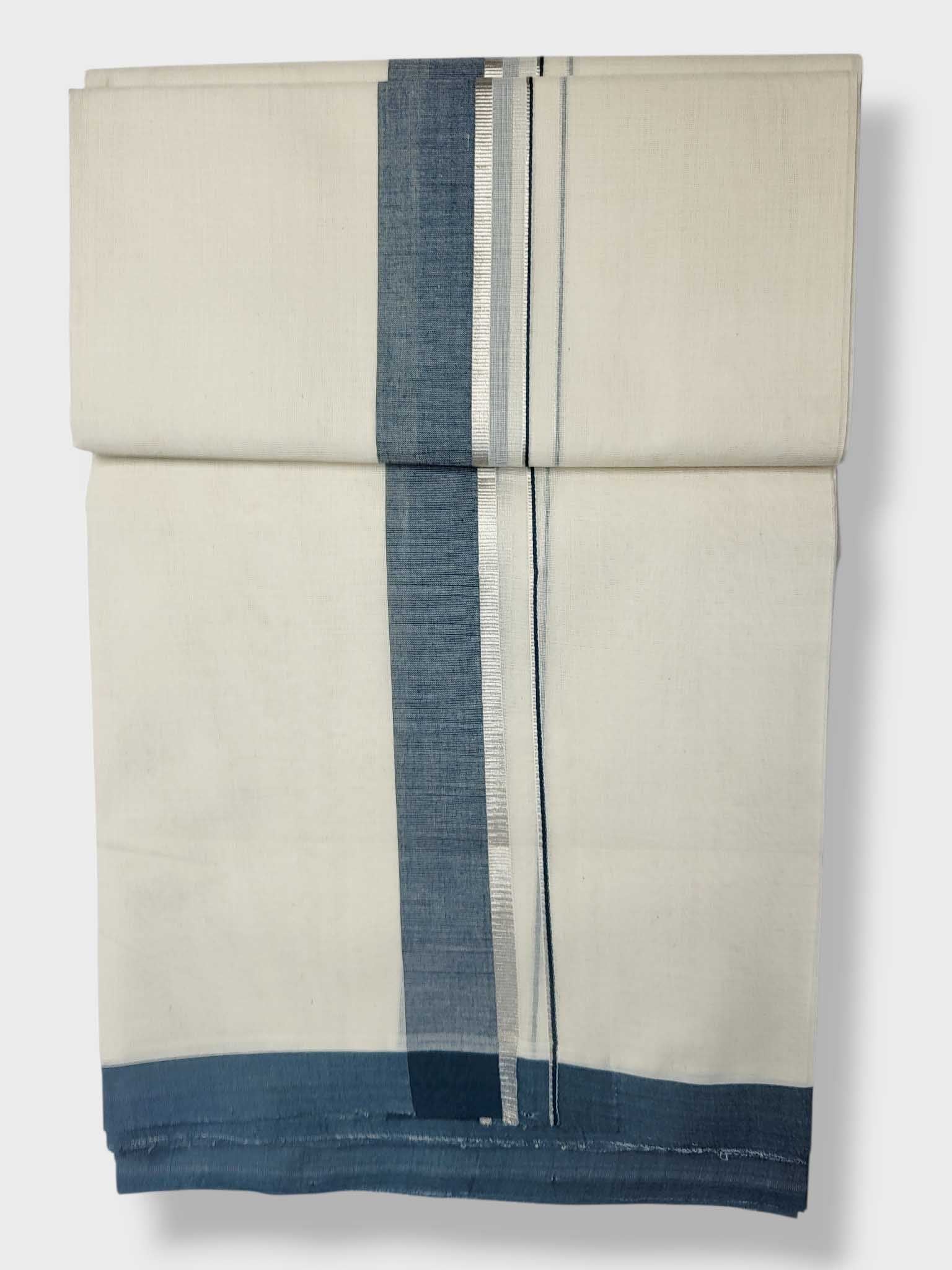 Kerala Balaramapuram Pure Cotton Handloom Mundu/Dhoti