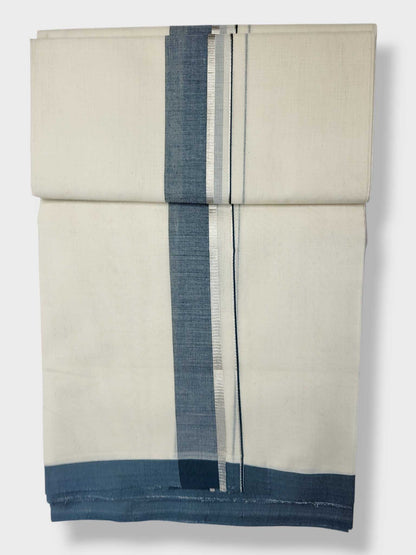 Kerala Balaramapuram Pure Cotton Handloom Mundu/Dhoti