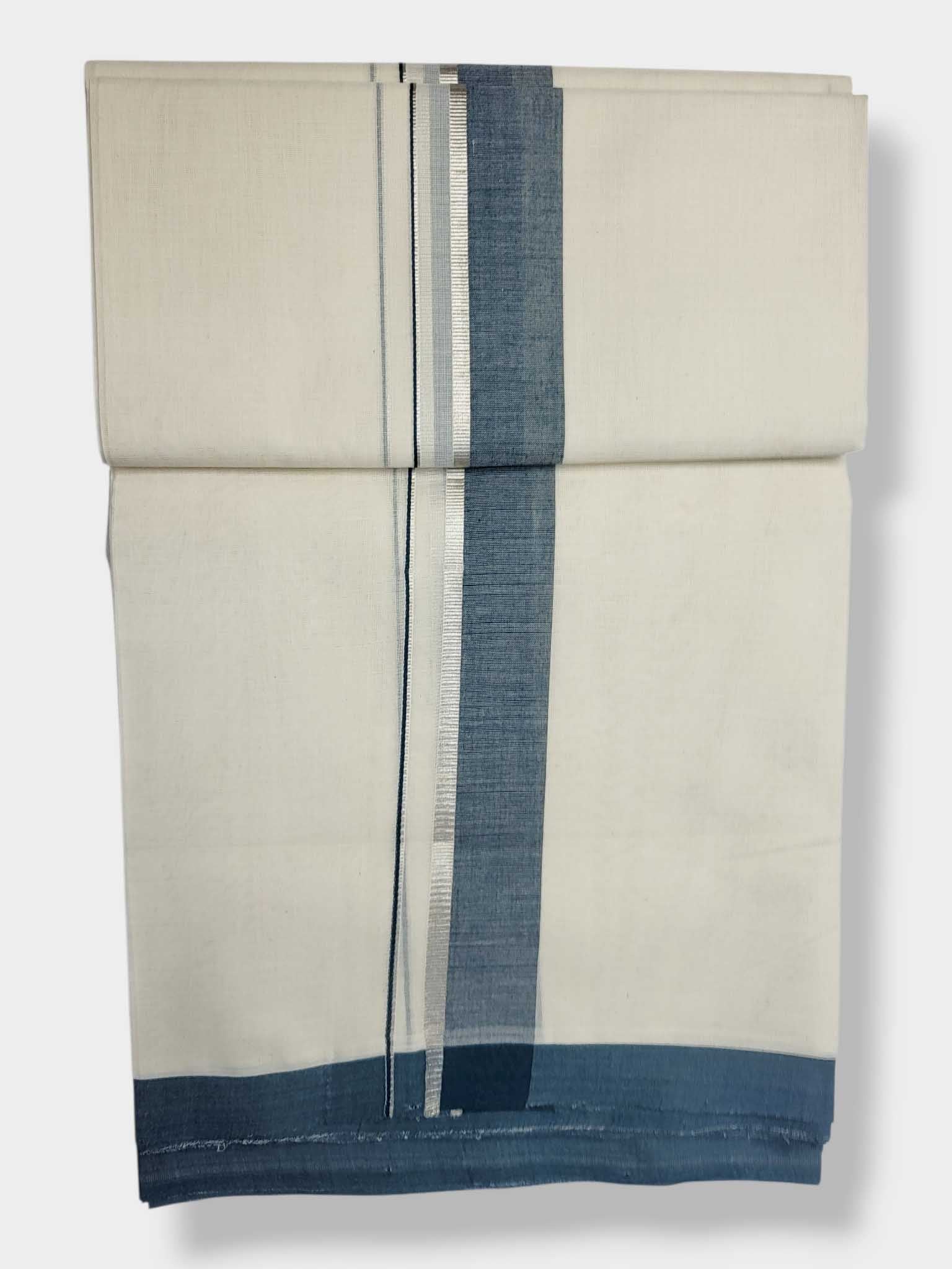 Kerala Balaramapuram Pure Cotton Handloom Mundu/Dhoti