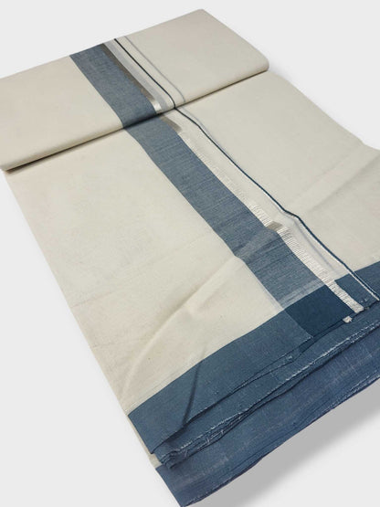 Kerala Balaramapuram Pure Cotton Handloom Mundu/Dhoti