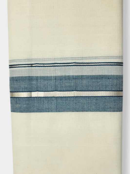 Kerala Balaramapuram Pure Cotton Handloom Mundu/Dhoti