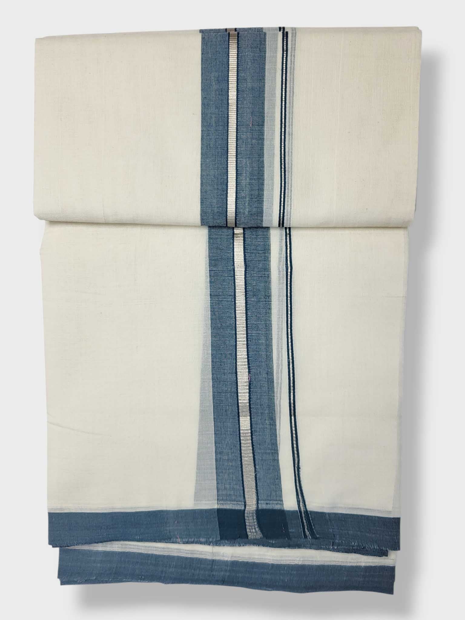 Kerala Balaramapuram Pure Cotton Handloom Mundu/Dhoti