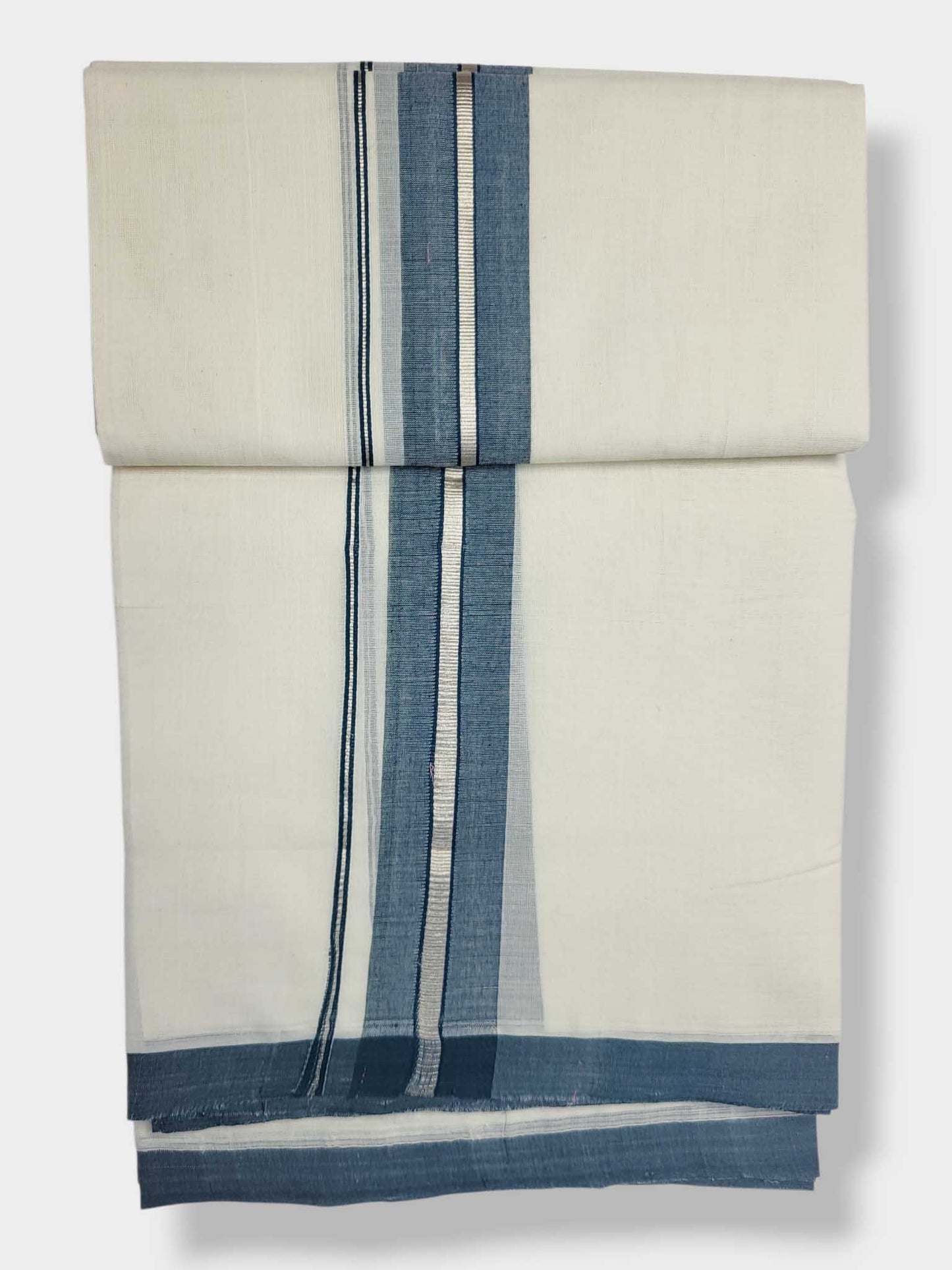 Kerala Balaramapuram Pure Cotton Handloom Mundu/Dhoti