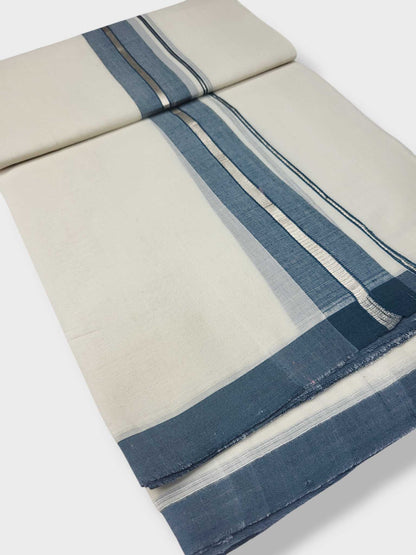 Kerala Balaramapuram Pure Cotton Handloom Mundu/Dhoti