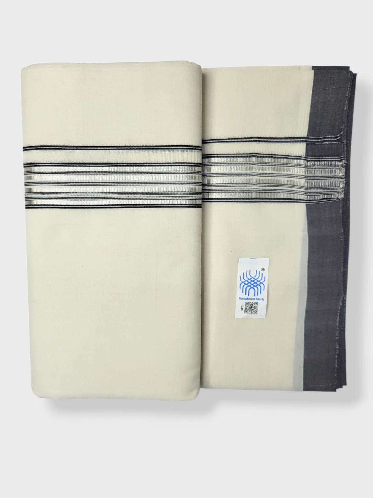 Kerala Balaramapuram Pure Cotton Handloom Mundu/Dhoti