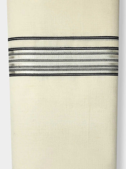 Kerala Balaramapuram Pure Cotton Handloom Mundu/Dhoti