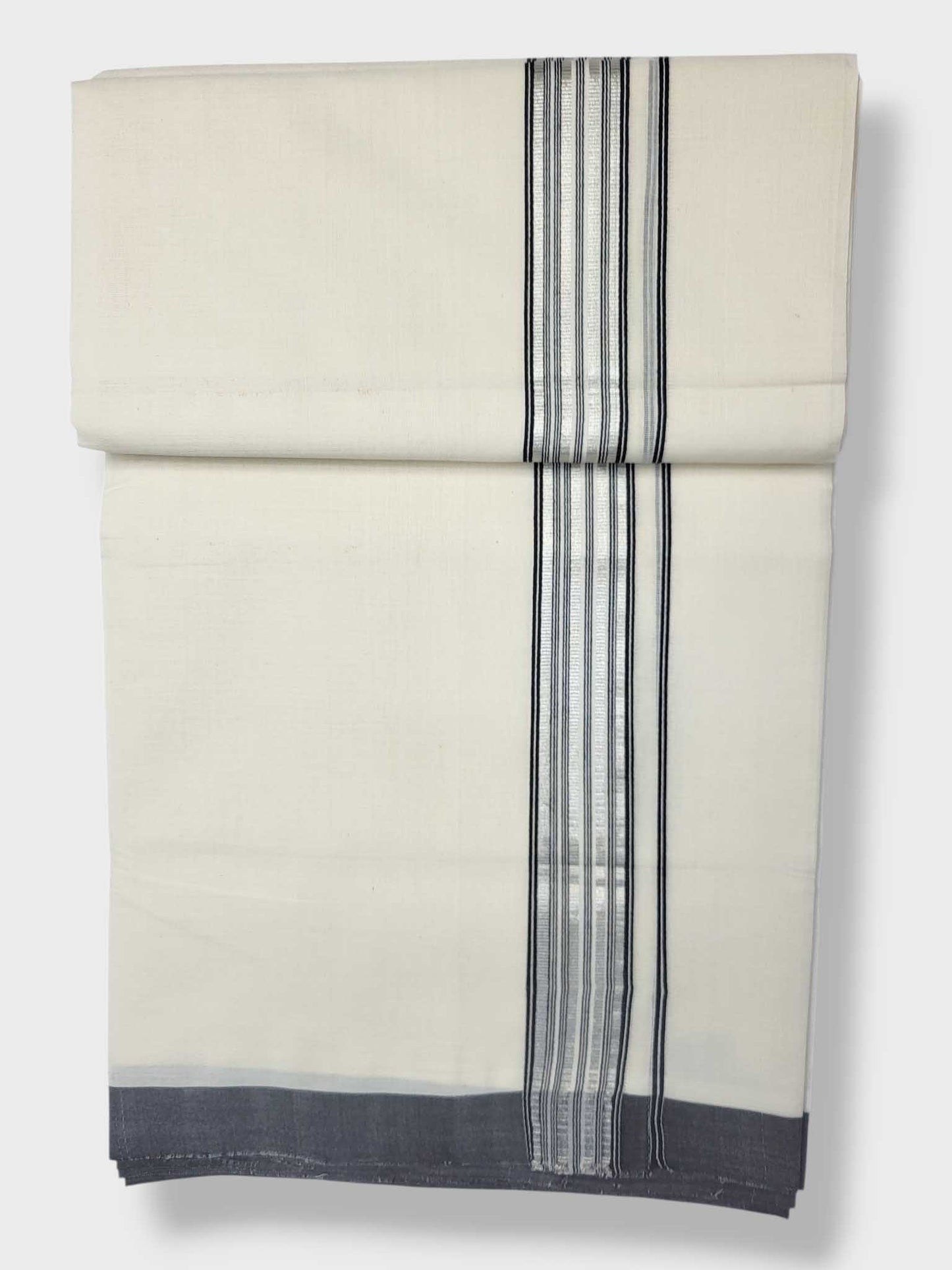 Kerala Balaramapuram Pure Cotton Handloom Mundu/Dhoti