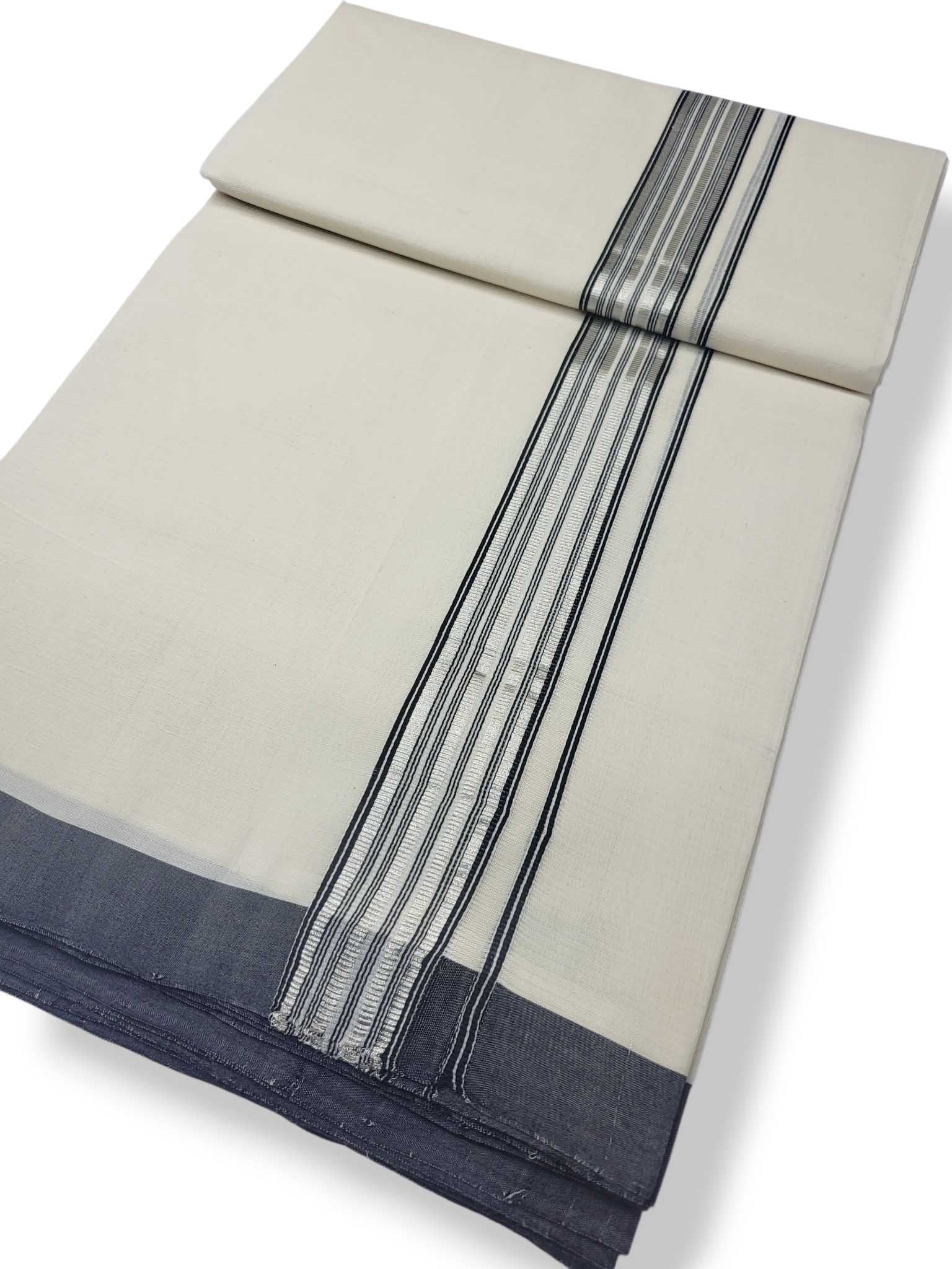 Kerala Balaramapuram Pure Cotton Handloom Mundu/Dhoti