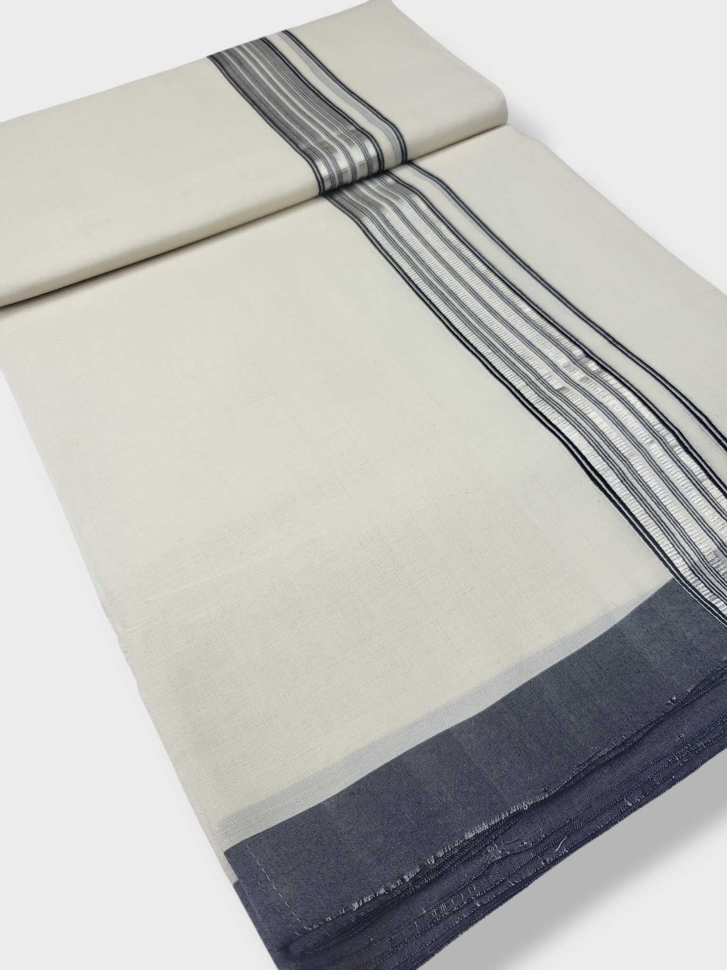Kerala Balaramapuram Pure Cotton Handloom Mundu/Dhoti