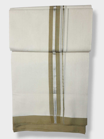 Kerala Balaramapuram Pure Cotton Handloom Mundu/Dhoti