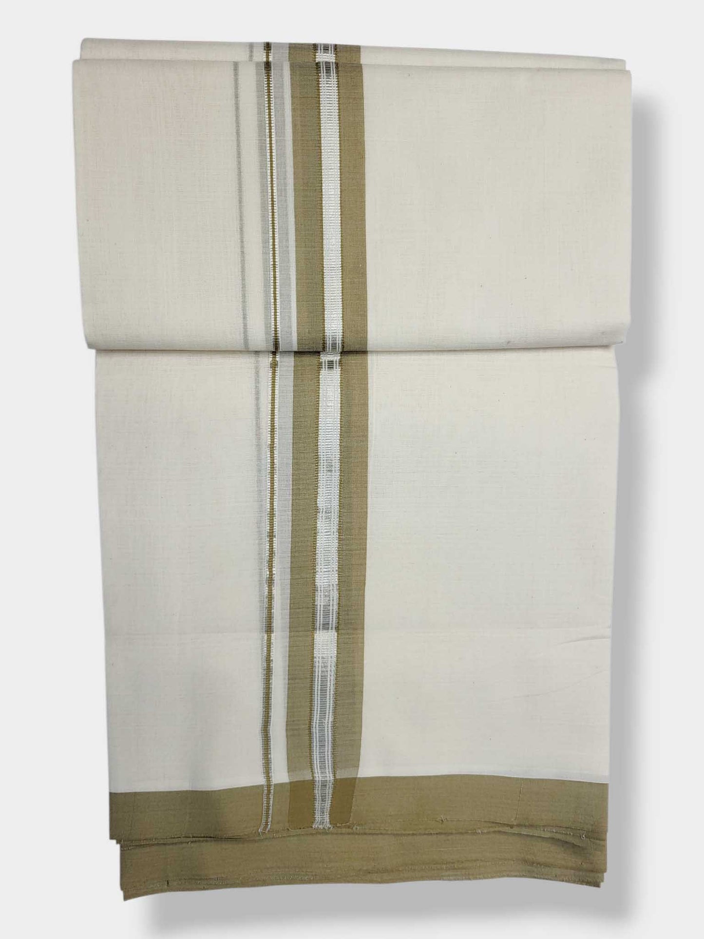 Kerala Balaramapuram Pure Cotton Handloom Mundu/Dhoti