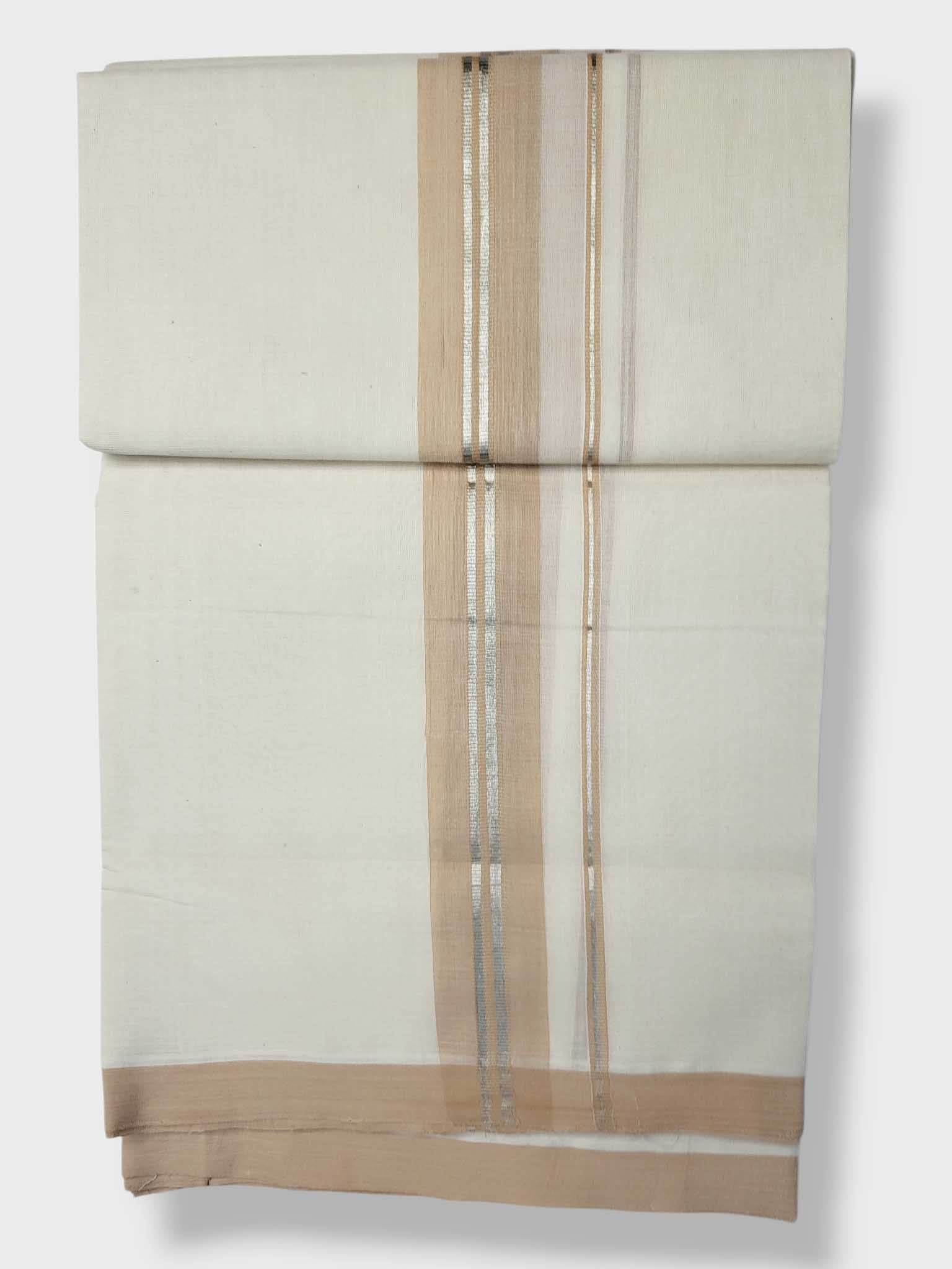 Kerala Balaramapuram Pure Cotton Handloom Mundu/Dhoti