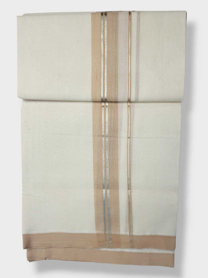 Kerala Balaramapuram Pure Cotton Handloom Mundu/Dhoti