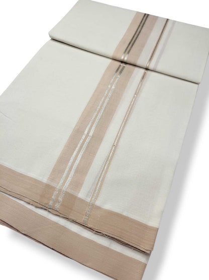 Kerala Balaramapuram Pure Cotton Handloom Mundu/Dhoti