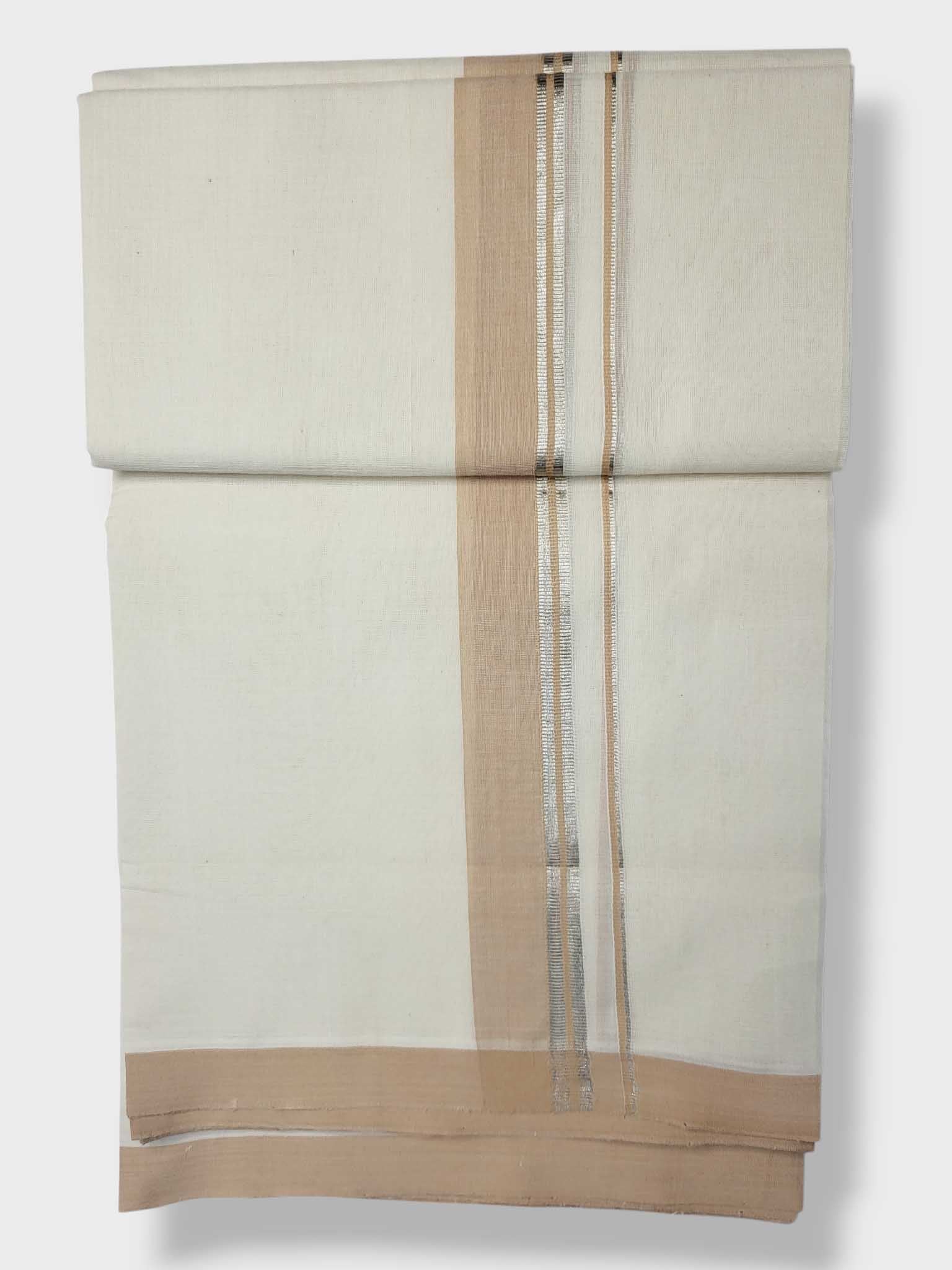 Kerala Balaramapuram Pure Cotton Handloom Mundu/Dhoti