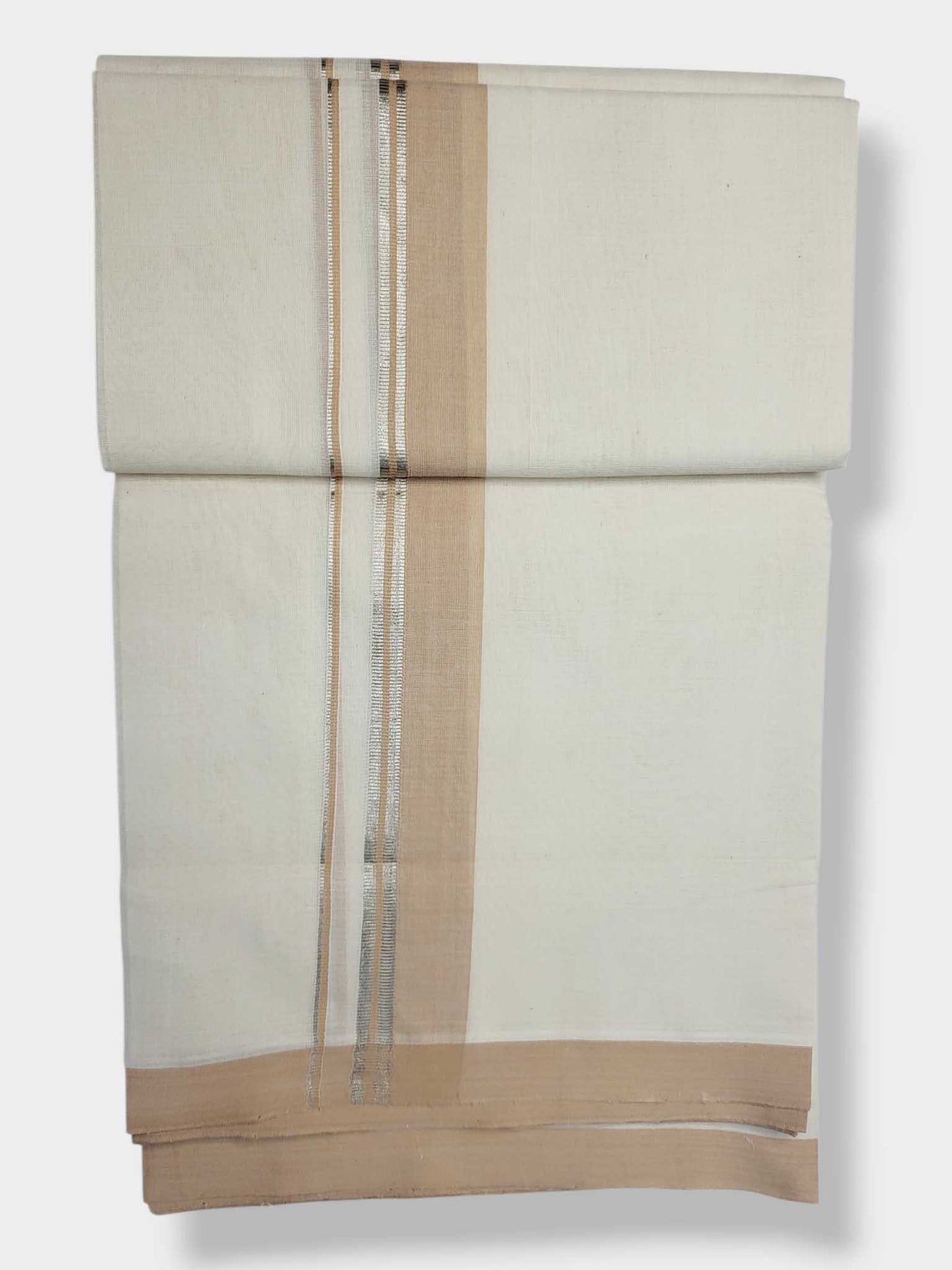 Kerala Balaramapuram Pure Cotton Handloom Mundu/Dhoti