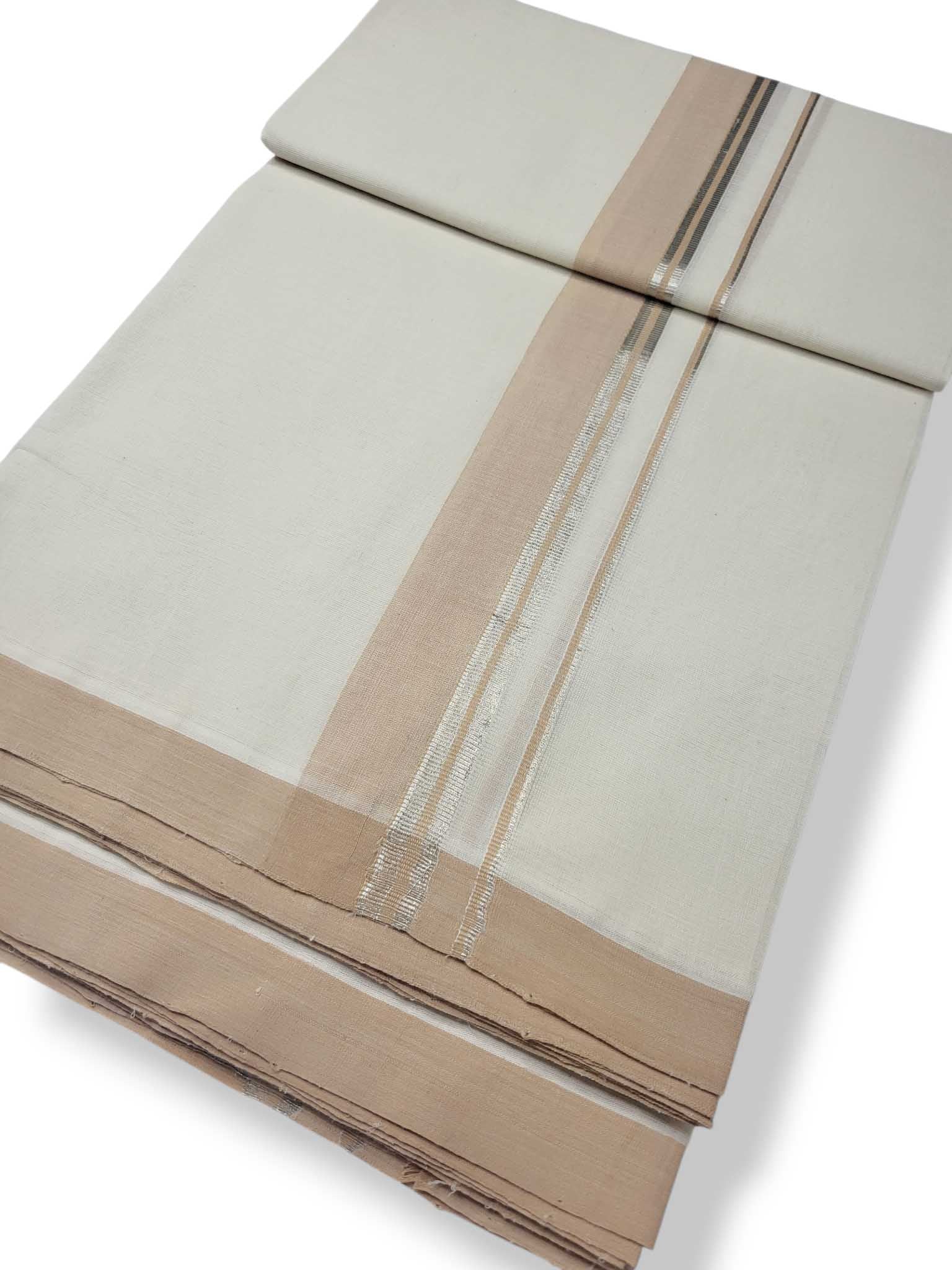 Kerala Balaramapuram Pure Cotton Handloom Mundu/Dhoti