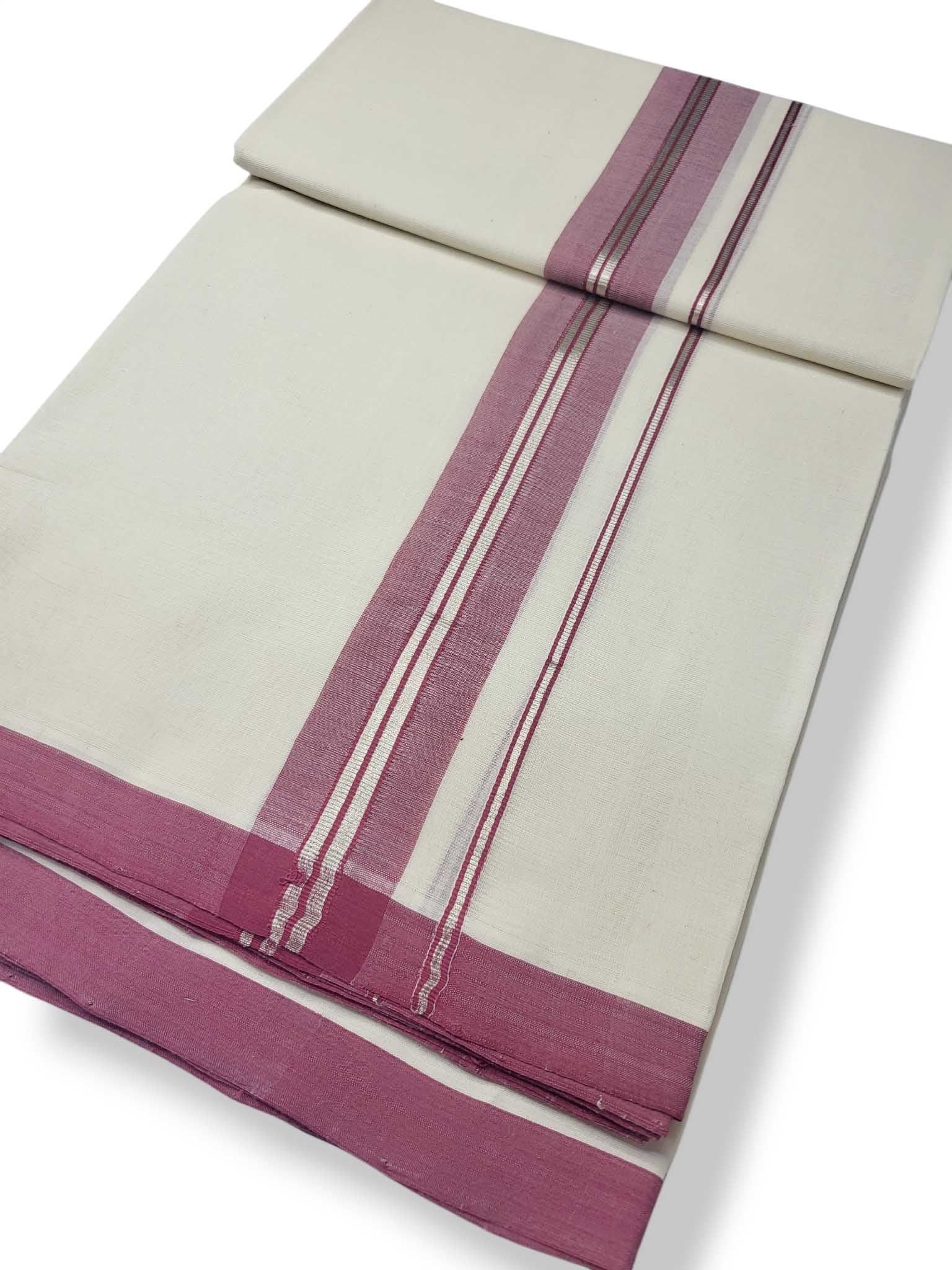 Kerala Balaramapuram Pure Cotton Handloom Mundu/Dhoti