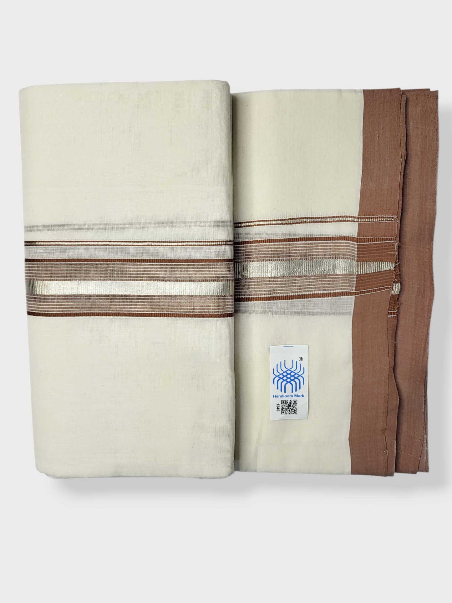 Kerala Balaramapuram Pure Cotton Handloom Mundu/Dhoti