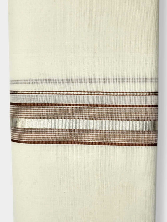 Kerala Balaramapuram Pure Cotton Handloom Mundu/Dhoti