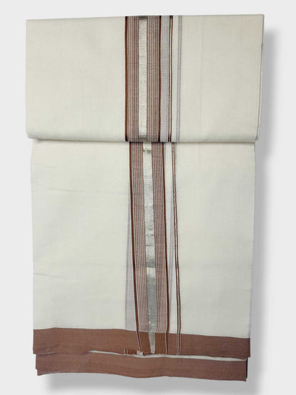 Kerala Balaramapuram Pure Cotton Handloom Mundu/Dhoti