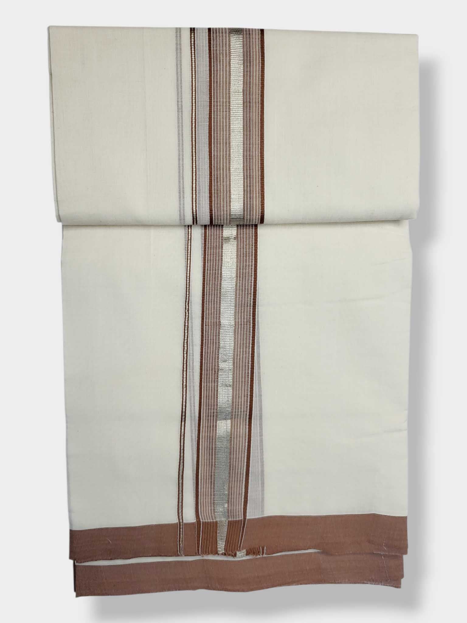 Kerala Balaramapuram Pure Cotton Handloom Mundu/Dhoti